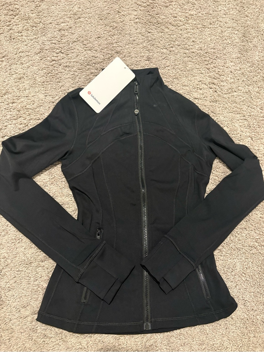 lululemon athletica Black Full-Zip Sculpting Jacket